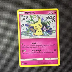 Mimikyu SM163 Holo Pokemon Sun Moon Team Up Black Star Blister Promo Card - Image 1