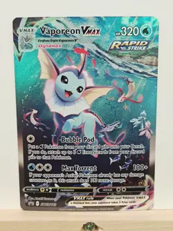 Vaporeon VMAX SWSH182 SWSH: Sword & Shield Promo Cards Holo - Image 1