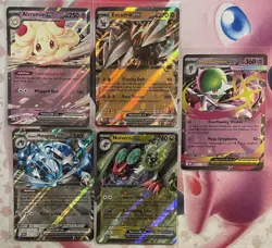 Pokemon TCG: 5 Card Lot EX/Mega EX Scarlet & Violet Mega Evolution Era NEAR MINT - Image 1