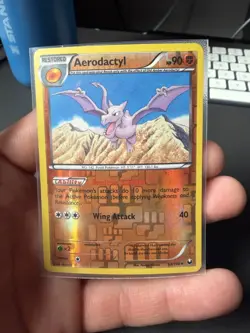 Pokemon Trading Card Game Dark Explorers 53/108 Aerodactyl reverse holo rare - Image 1