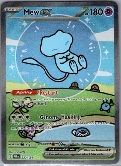 Mew ex 232/091 SIR SV: Paldean Fates - Pokemon Card - NM - Image 1