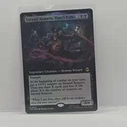 Savanti Romero, Time's Exile (Extended Art) 267 NM Foil MTG TMT Magic - Image 1