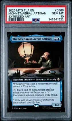 2025 MTG AVATAR: THE LAST AIRBENDER #0369 THE MECHANIST, AERIAL ARTISAN PSA 10 - Image 1