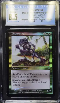 THAUMATOG Odyssey Foil U CGC 8.5 Q++ MTG [Nostalgium] - Image 1