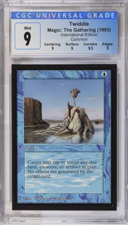 TWIDDLE Collectors Ed Intl C CGC 9 Q+ MTG [Nostalgium] - Image 1