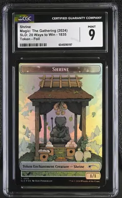 SHRINE TOKEN Secret Lair Foil CGC 9 MTG [Nostalgium] - Image 1