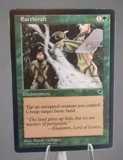 MTG Earthcraft Tempest Magic The Gathering Vintage 1997 - Image 1