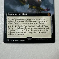 Wizards of the Coast The Book of Exalted Deeds Extended Art Artifact AFR White … - Image 4