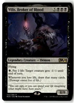 MTG Vilis, Broker of Blood [M20 - 122] LP 3-69 - Image 1