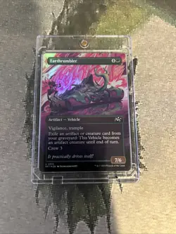 MTG Earthrumbler (Borderless Foil) - Aetherdrift (DFT) #315 Magic the Gathering - Image 5