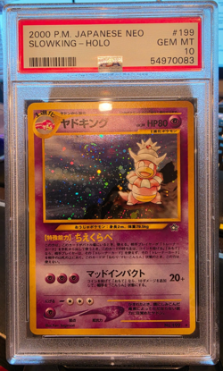 Pokemon Slowking Neo Japanese Holo Rare #199 PSA 10 Gem Mint - Image 1