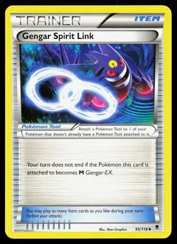 Gengar Spirit Link 95/119 Uncommon Phantom Forces Pokemon Card - Image 1