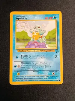 Squirtle 93/130 - 2000 Pokemon Base Set 2 - Image 1