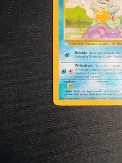 Squirtle 93/130 - 2000 Pokemon Base Set 2 - Image 2