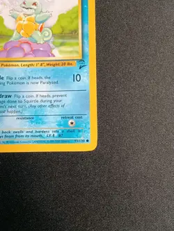 Squirtle 93/130 - 2000 Pokemon Base Set 2 - Image 3