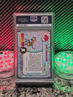 Beedrill *SPARKLE* 2000 Pokemon Topps Chrome TV #15 PSA 8 NM-MINT RARE POP 10 🔥 - Image 5