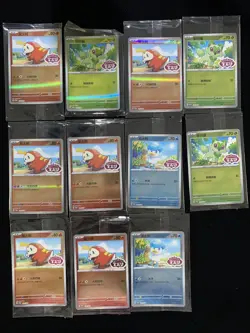 2025 Pokemon TCG S-Chinese PROMO Sprigatito #118/SV-P Holo Sealed Lot*11 AD12 - Image 1