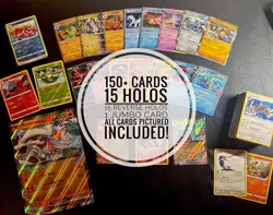Pokemon Card Lot 150+ Cards | 15 Holos + 15 Reverse + More | All Cards Shown Inc - Image 2