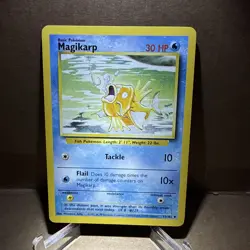 Pokemon Magikarp 35/102 BS Base Set Unlimited NM WOTC Vintage Pokemon Card - Image 1