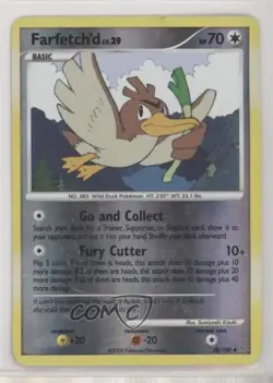 Farfetch'd German Reverse Foil Pokemon Diamond & Pearl Stormfront #38 2008 - Image 1