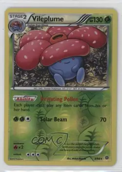 Vileplume Reverse Foil Pokemon XY Ancient Origins #3 - Image 1