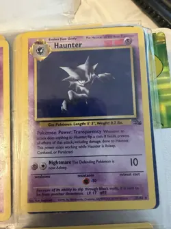 Pokemon TCG Haunter Fossil Set Unlimited Rare Non-Holo Card 21/62 - Image 1