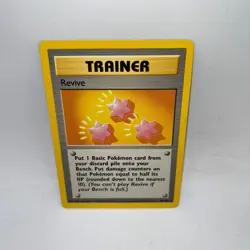 Revive 89/102 Uncommon Base Set Unlimited Pokemon Moderately Played - Image 1
