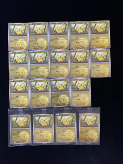 2025 Pokemon TCG S-Chinese 151 Collection Pikachu Ball Holo Sealed Lot*18 FN45 - Image 1