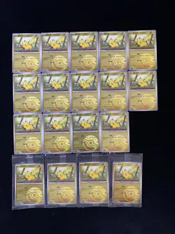 2025 Pokemon TCG S-Chinese 151 Collection Pikachu Ball Holo Sealed Lot*18 FN45 - Image 2