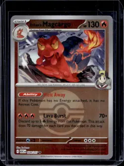 2026 Pokemon Ascended Heroes Ethan's Magcargo Poke Ball Reverse Rare #024/217 - Image 1