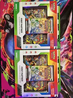 Pokemon - First Partner Illustration Collection - Series 1 - Lot of 2 - Sealed! - Image 1
