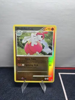 Medicham 32/130 Rare Diamond & Pearl Pokemon Reverse Holo MP - Image 1