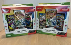 Lot 2 Pokemon First Partner Illustration Collection Series 1 Box Sealed - Image 1