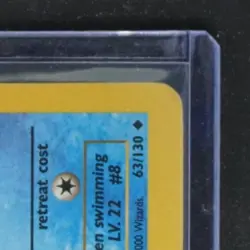 1999 POKEMON TOP DECK MAGAZIN PROMO WOTC GOLD STAMP BASE SET 2 #63/130 WARTORTLE - Image 5