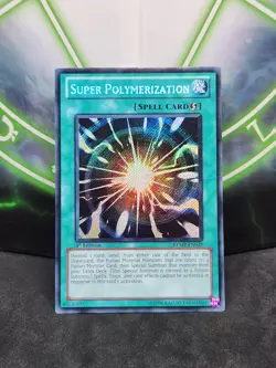 Yugioh Super Polymerization-RYMP-EN029 Secret Rare 1st Ed MP - Image 1
