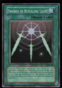Swords of Revealing Light LOB-101 Super Rare 2002 YU-GI-OH - Image 1