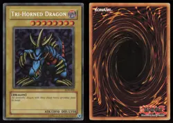 Tri-Horned Dragon (LOB-000) LOB-000 Secret Rare 2002 YU-GI-OH - Image 3