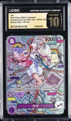 2023 ONE PIECE JAPANESE AWAKENING OF THE NEW ERA SECRET RARE UTA CGC 10 PRISTINE - Image 1