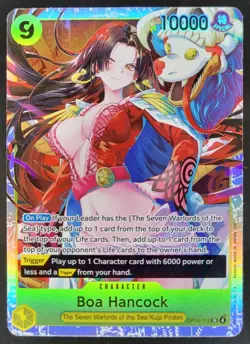 2026 One Piece Azure Sea's Seven Boa Hancock Super Rare #OP14-112 B MS2 - Image 1