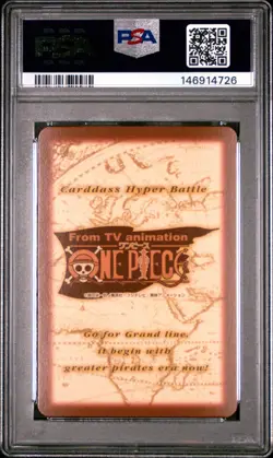 2001 ONE PIECE CARDDASS HYPER BATTLE GRAND BOX DX #C534 CROCODILE PSA 9 - Image 2