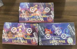 LOT (3) Disney Lorcana Shimmering Skies SEALED Booster Boxes (9B) - Image 1