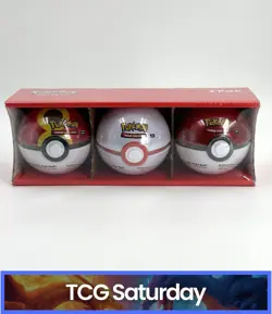 2026 POKEMON TCG 3-PACK POKE BALL TINS 9 PACKS SEALED - Image 1