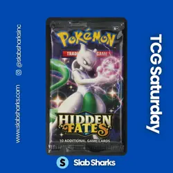 2019 POKEMON SUN & MOON HIDDEN FATES SEALED BOOSTER PACK MEWTWO ART - Image 1