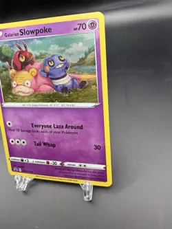 Pokemon Galarian Slowpoke Basic Psychic Holo Card SWSH126 HP 70 Attack 30 - Image 3