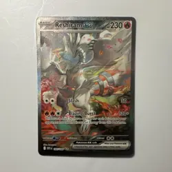 Pokemon TCG Reshiram EX Special Illustration Rare Full Art Holo 166/086 230 HP - Image 1