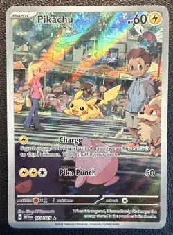 Pokemon Pikachu 173/165 Sv: Scarlet & Violet 151 Illustration Rare Holo - Image 1