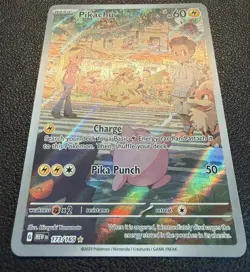 Pokemon Pikachu 173/165 Sv: Scarlet & Violet 151 Illustration Rare Holo - Image 3