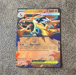 Pokemon Mega Charizard Y EX 010 Mega Evolution Promo Full Art Holo 360 HP - Image 1