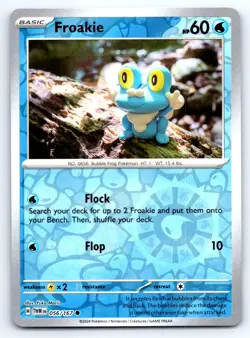 Pokemon Froakie SV06: Twilight Masquerade TWM Common Reverse Holofoil 056/167 NM - Image 1