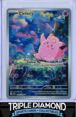 2026 Pokemon Perfect Order #094/088 Clefairy Illustration Rare Full Art Z817 - Image 1